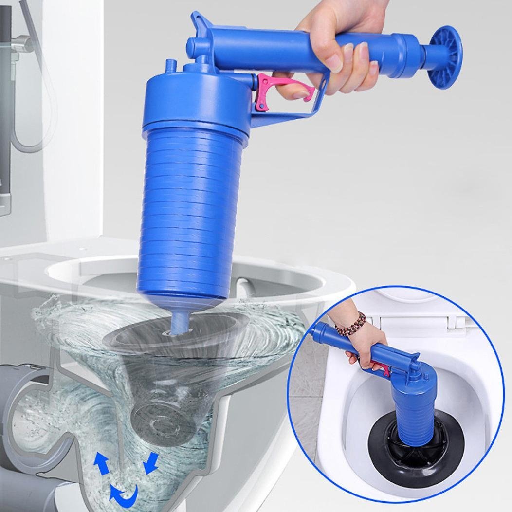 Air Power Drain Blaster gun High Pressure Powerful Manual sink Plunger – Image 3